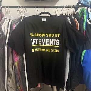 I’ll show you my vetements tee